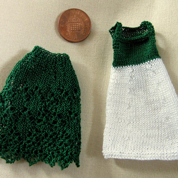 1:12th and 1:6th scale Ladies Christmas dress