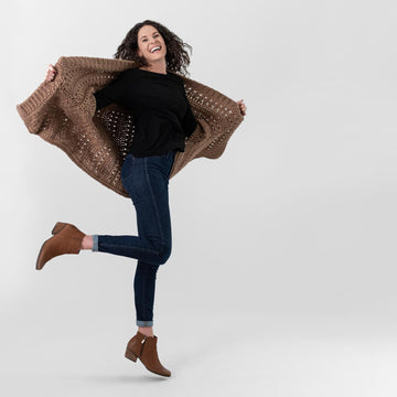City Chic Fold Over Shrug