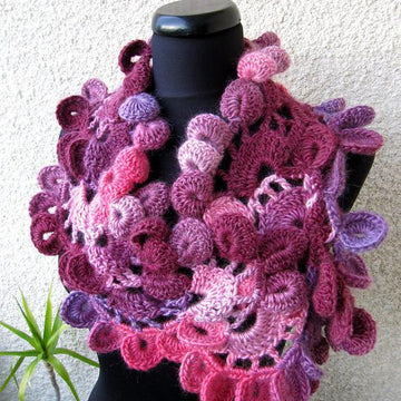 Multicolored "Lyubava" Unique Scarf Tutorial