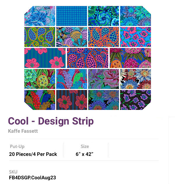 Kaffe Fassett Collective Design Strip - Cool