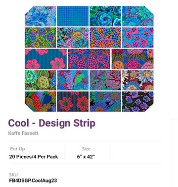 Kaffe Fassett Collective Design Strip - Cool