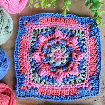 Vibrant Textures Square