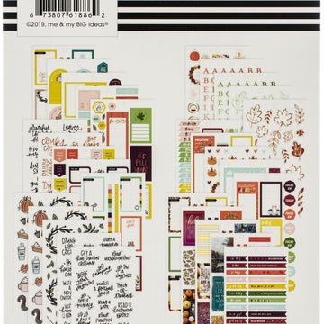 Happy Planner Sticker Value Pack - Fall, 712/Pkg