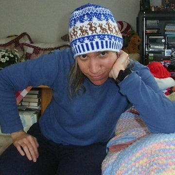 Roe deer winter beanie