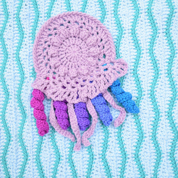 Mica the Mermaid and Jellyfish Blanket