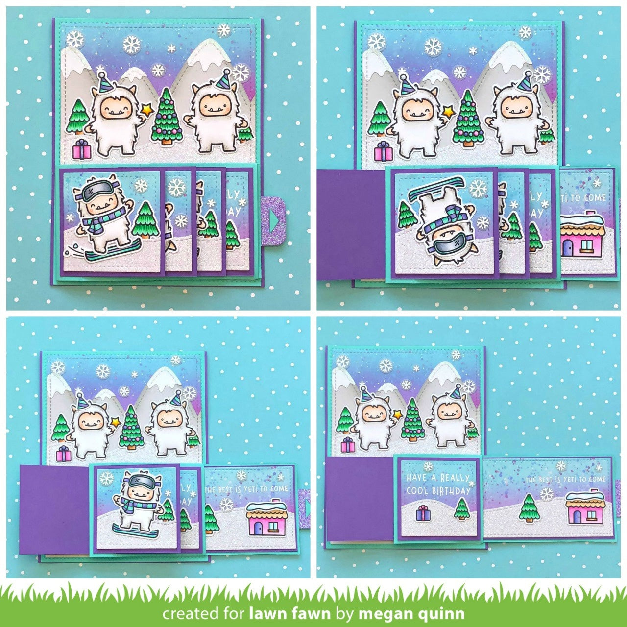 Lawn Fawn Lawn Cuts Custom Craft Die - Flippin' Awesome
