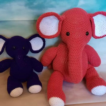 Fuchsia the Baby Elephant Crochet Pattern