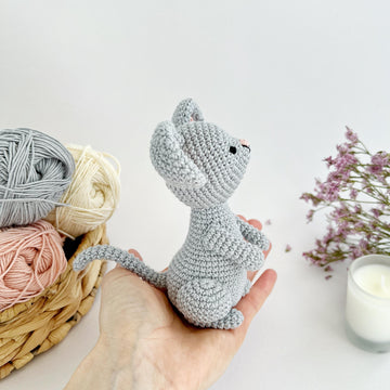 Crochet mouse toy amigurumi pattern