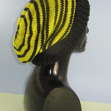 Alternate Random Stripe Slouch Hat