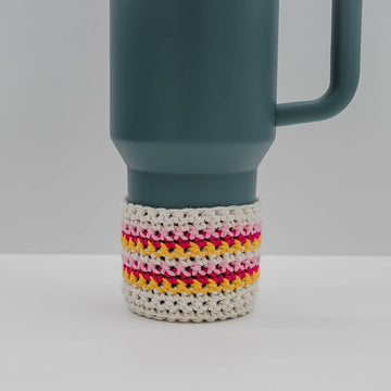 Striped Crochet Stanley Cup Boot