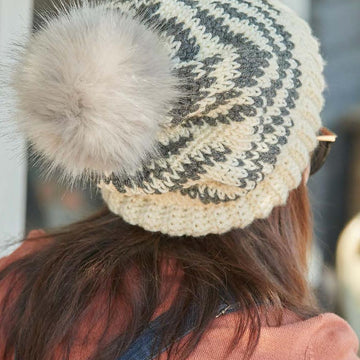Zebra Print Hat