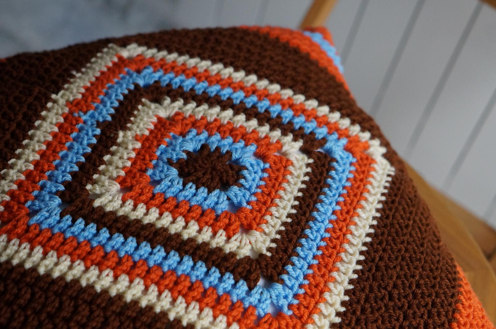 Solid granny  pillow