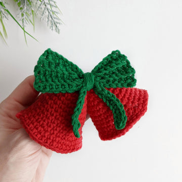 Christmas bells ornament easy crochet pattern