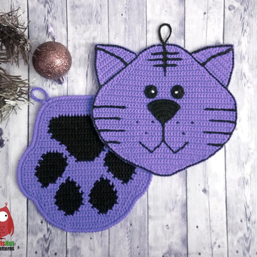 313 Tiger or cat decor coaster
