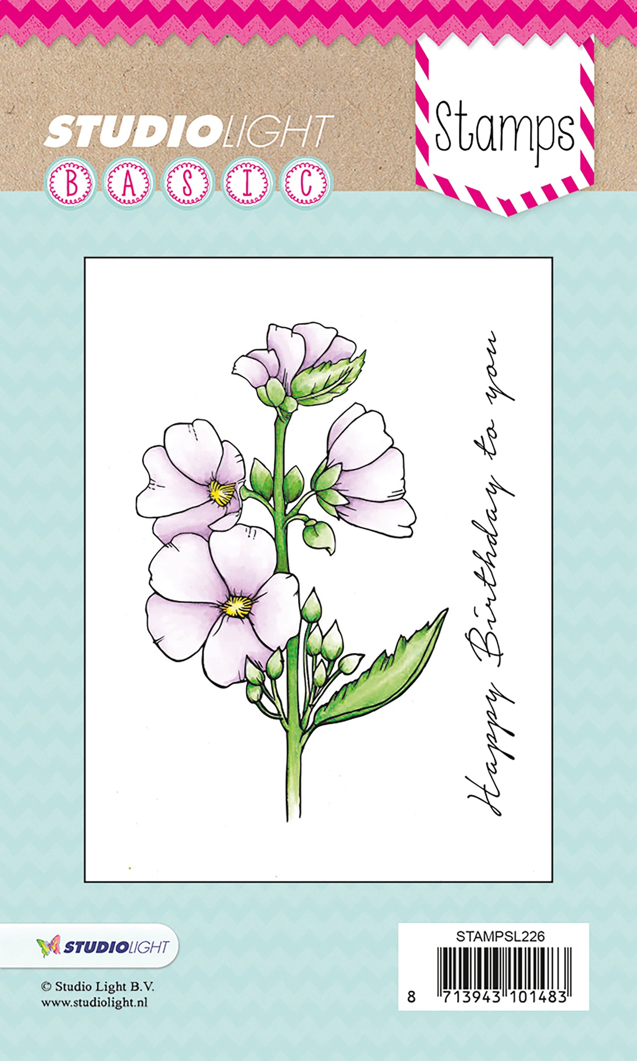 Studio Light Basic A6 Stamps - Happy Birthday To You