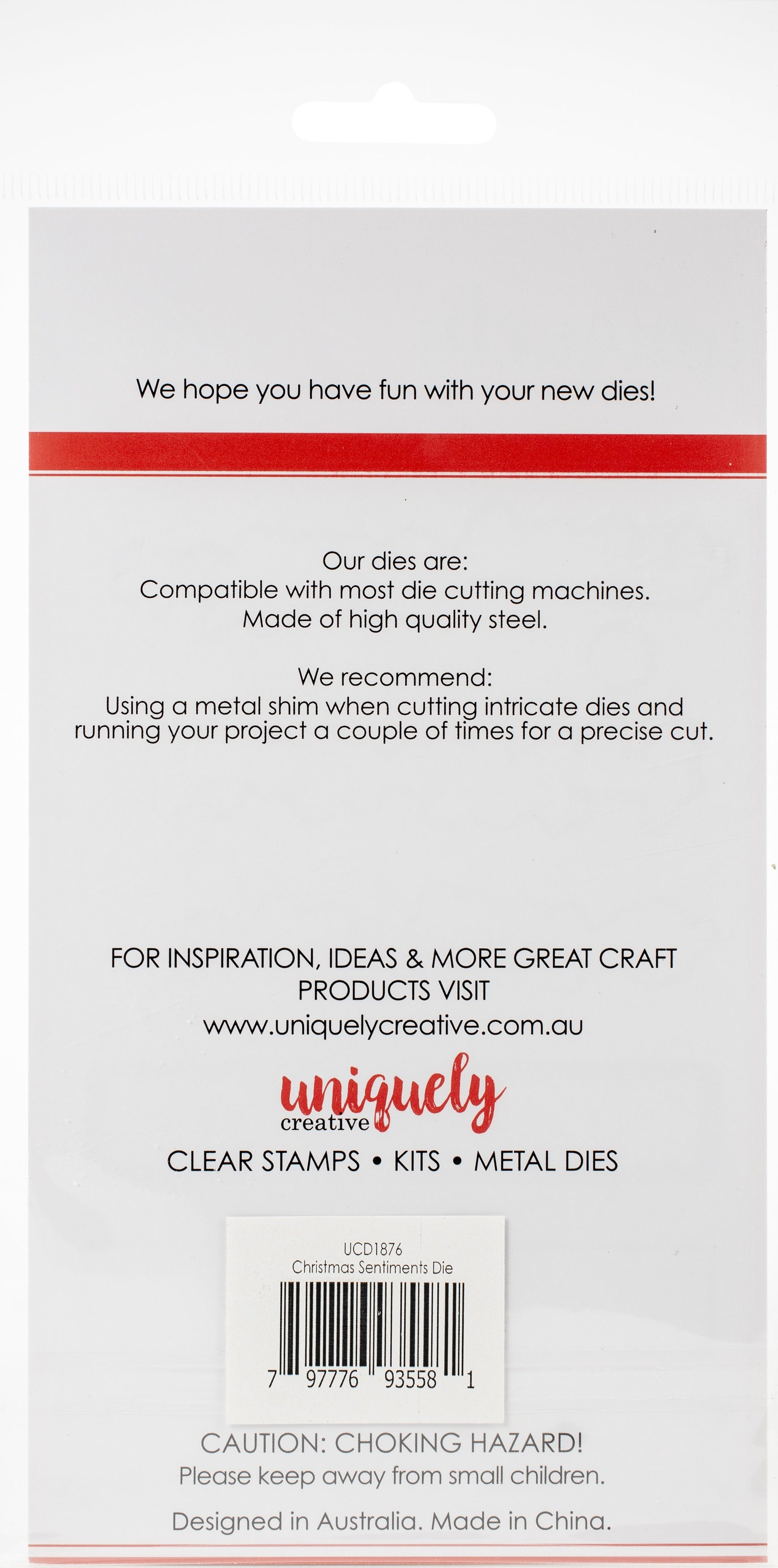 Uniquely Creative Metal Dies - Christmas Sentiments
