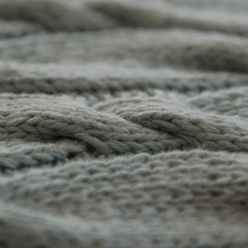 Double Cable Baby Blanket