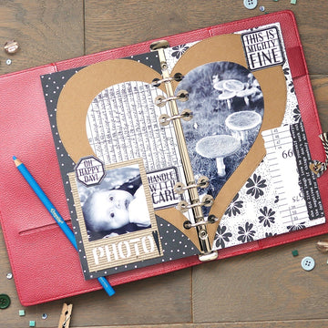 Elizabeth Craft Designs Elizabeth Craft Metal Die - Half Heart