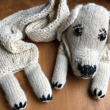 Golden Retriever Scarf Knitting Pattern Buddy