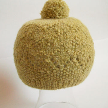 Champagne Queen Knit Hat