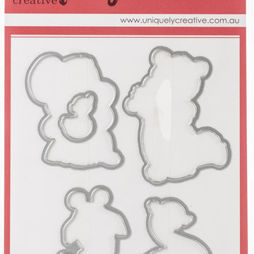 Uniquely Creative Metal Dies - Hey Mama Critter Cuddles