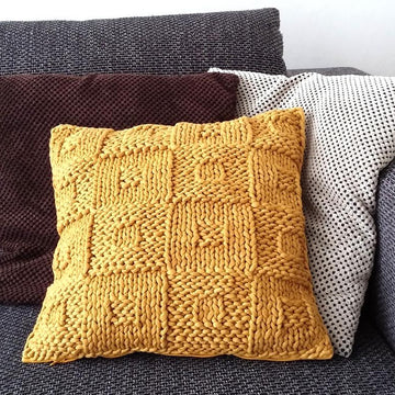 Chess board cushion cover