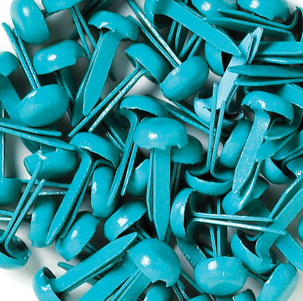 Doodlebug Mini Brads .125" 25/Pkg - Swimming Pool
