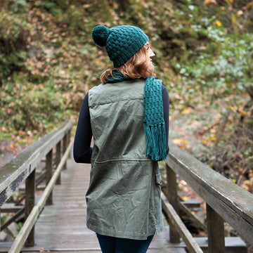 Ogee Hat and Scarf
