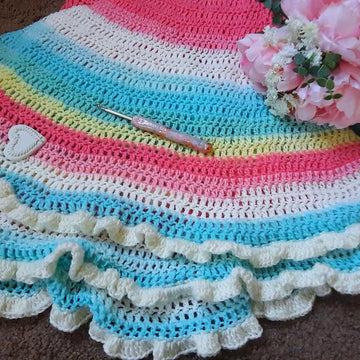 Crochet Polina Crescent Shawl Pattern