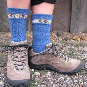 Indian Feather Socks (front design)