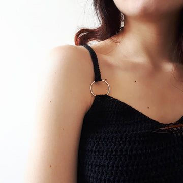 Tank top with rings