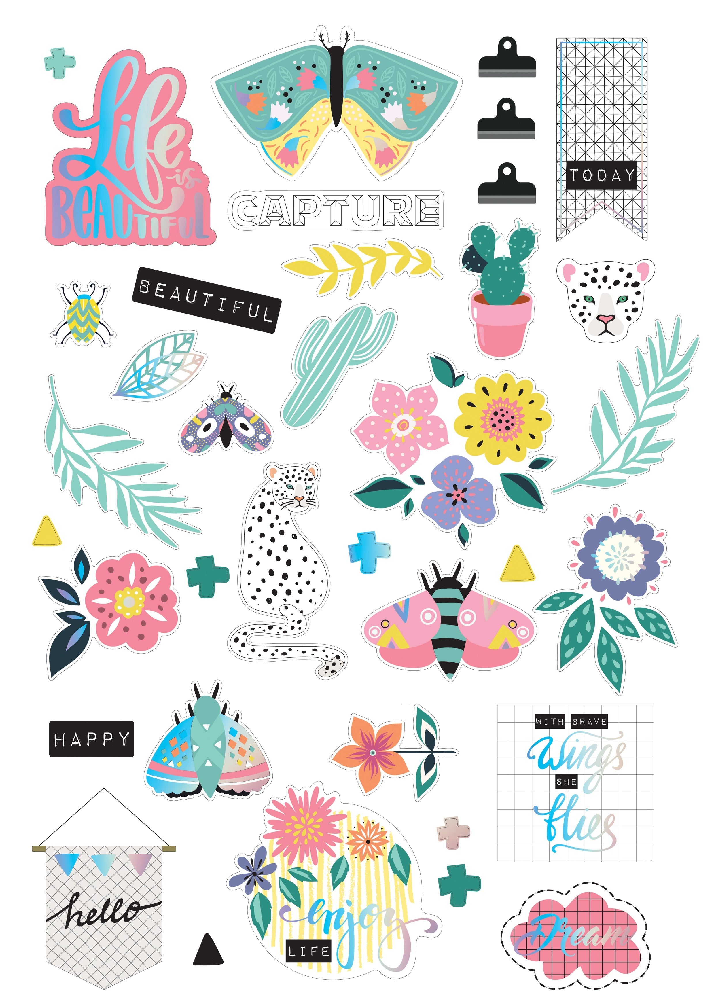 Studio Light Paper Elements Set - #647 Create Happiness