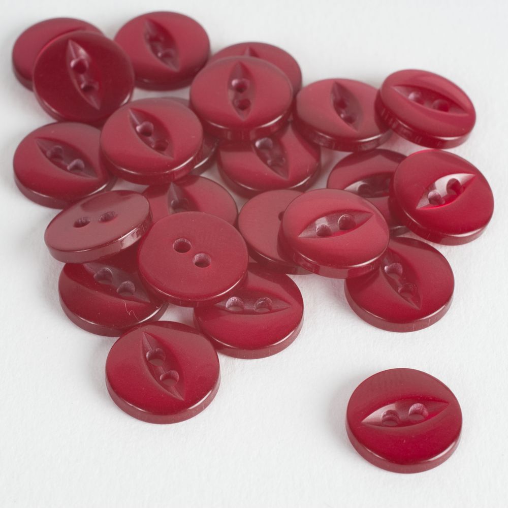 Round Fish-eye Buttons 10 mm