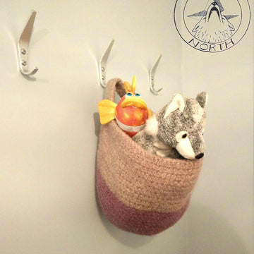 Felted Hanging Basket