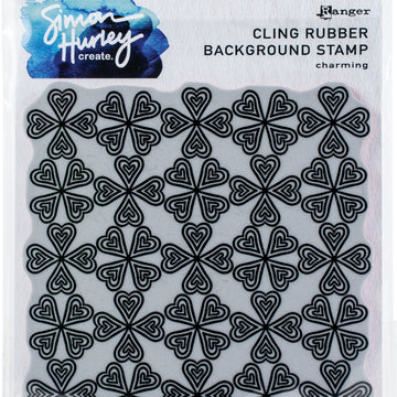 Ranger Simon Hurley create. Cling Stamps 6"X6" - Charming
