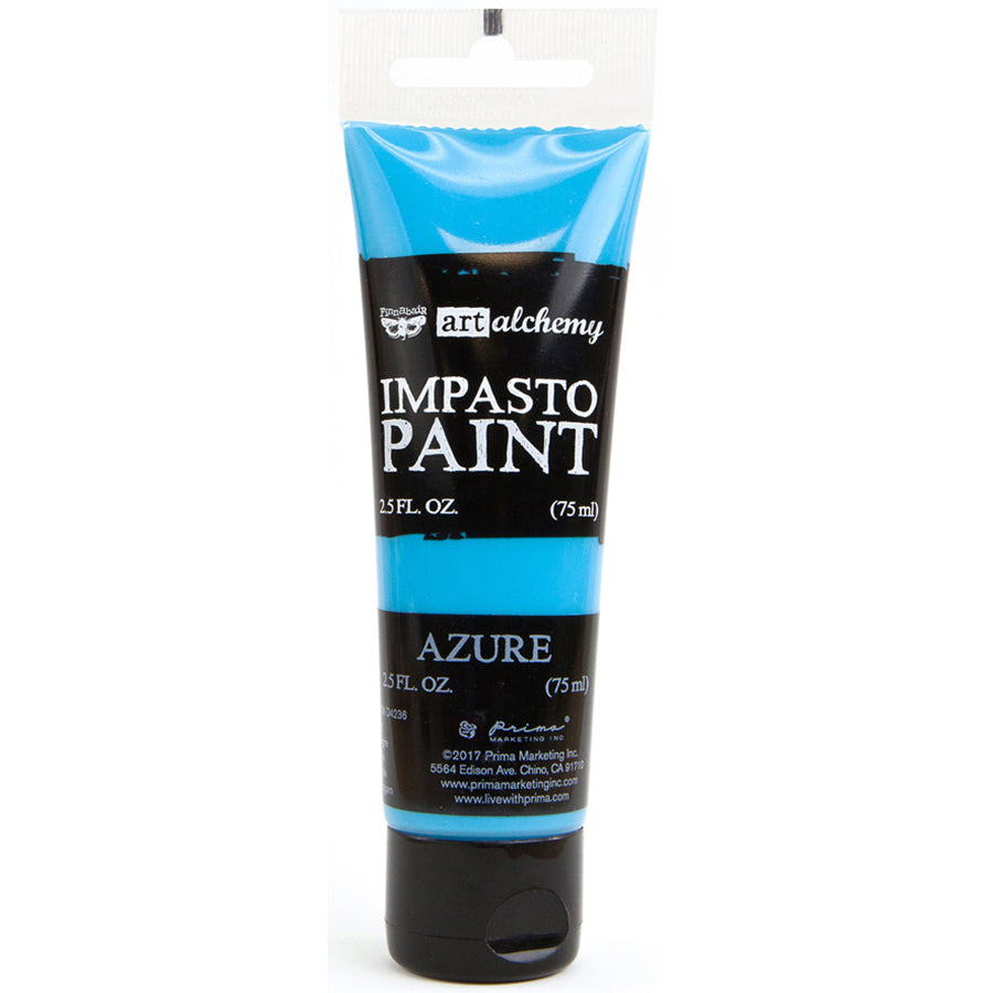 Prima Marketing Finnabair Art Alchemy Impasto Paint 2.5 Fluid Ounces - Azure