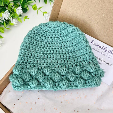 Bobble Stitch Baby Hat