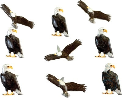 Eyelet Outlet Shape Brads 12/Pkg - Eagle