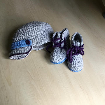Baby Boot & Hat Set N 271