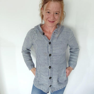 Knitting Pattern Seamless Cardigan Twinning