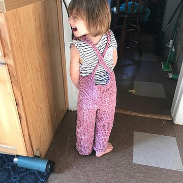 Tunisian Tinsel Romper