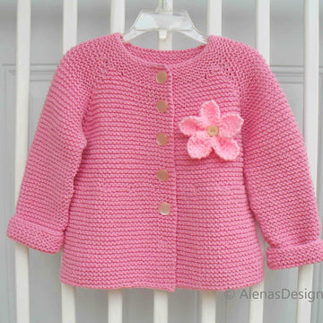 Children’s Cardigan with Embellishments