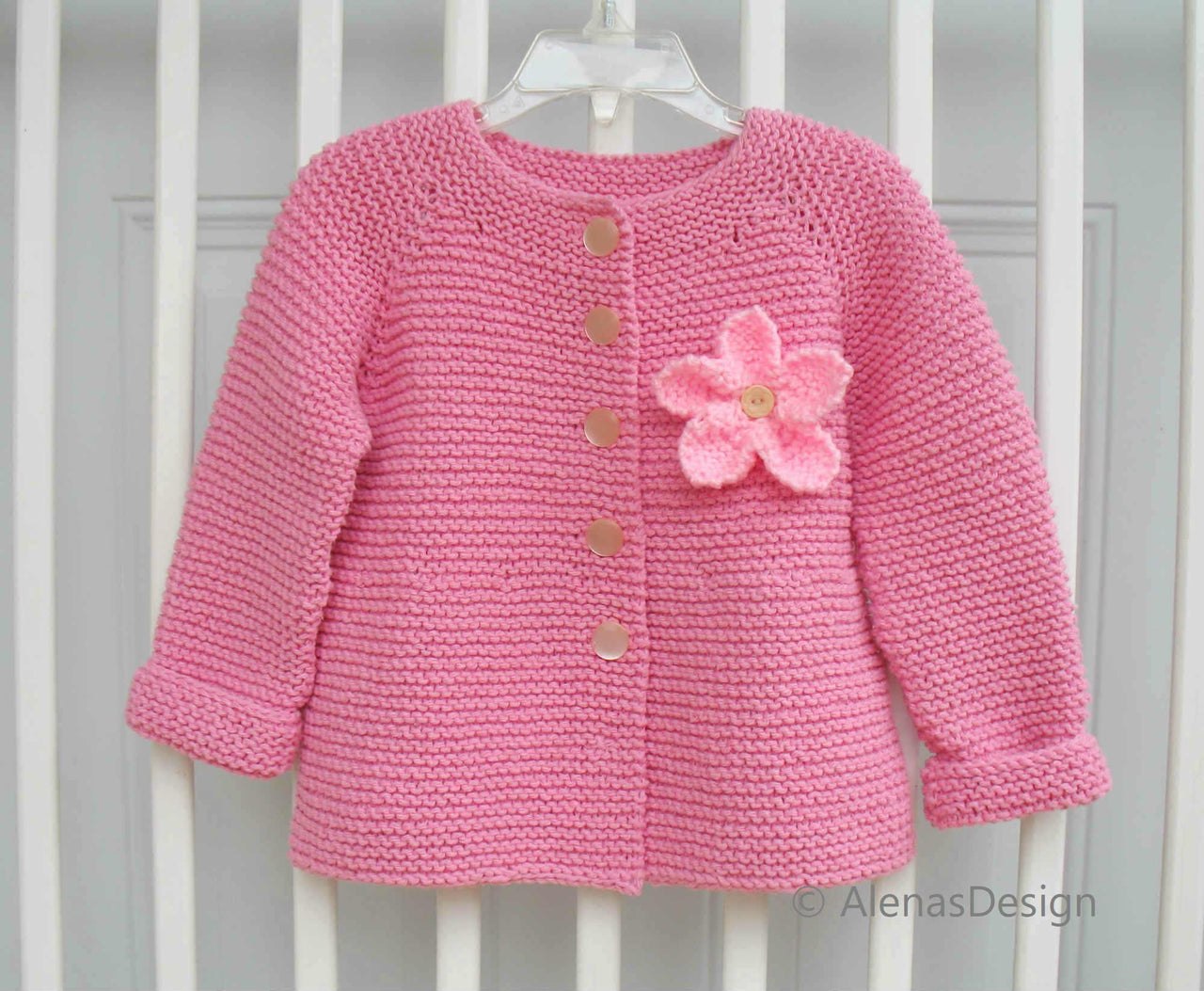 Children’s Cardigan with Embellishments