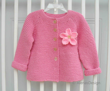 Children’s Cardigan with Embellishments