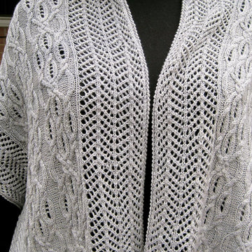 Donnegal Cable Lace Shawl