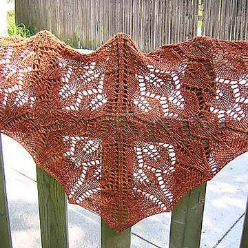 Flourish: A Knitted Triangle Shawl
