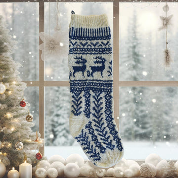Nordic Reindeer Stocking
