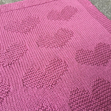 Love Heart Baby Blanket