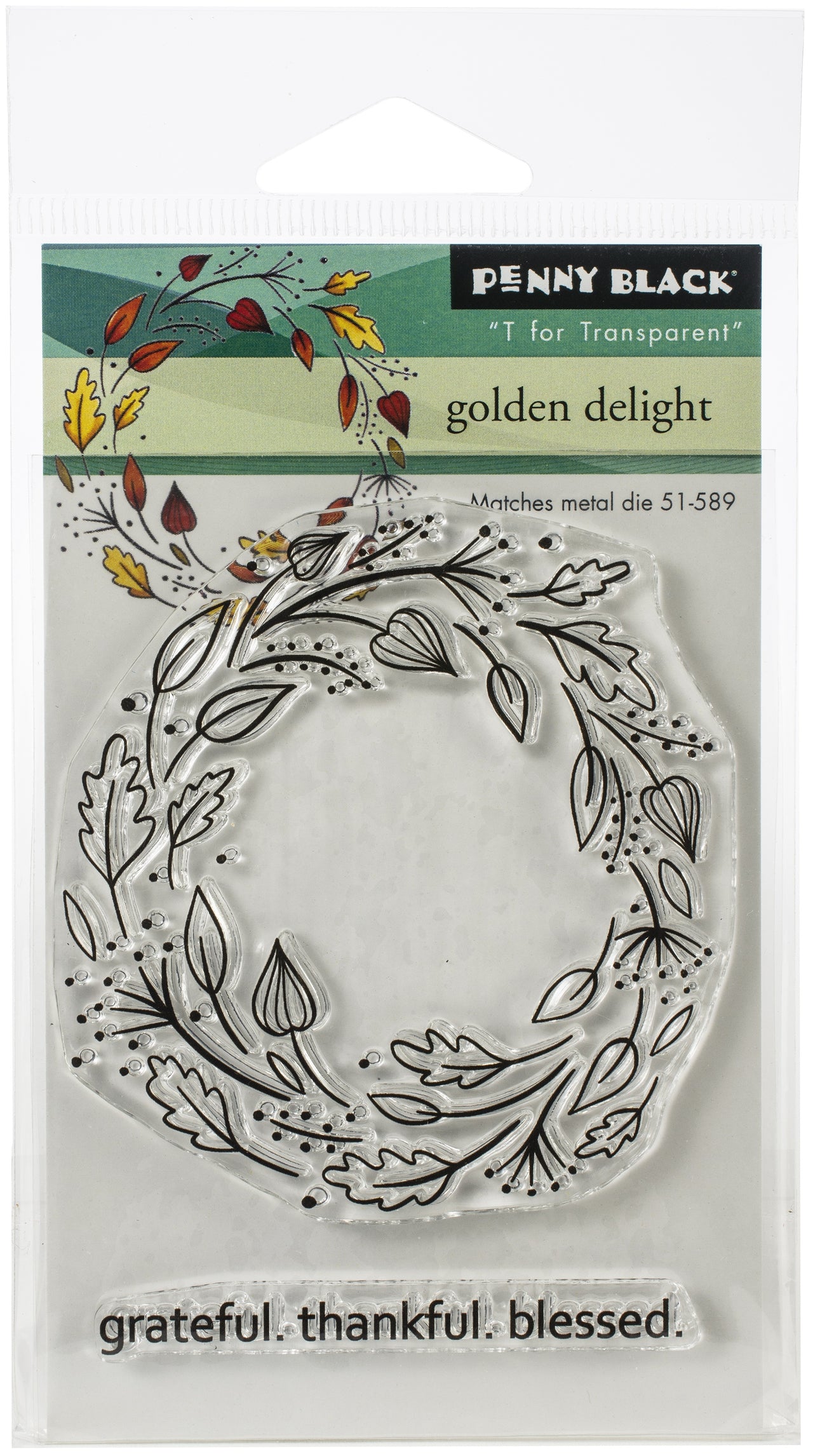 Penny Black Clear Stamps - Golden Delight 3"X4"