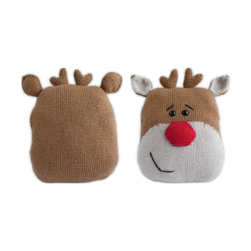 Red Nose Reindeer Cushion